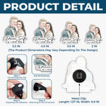 Custom Photo Acrylic Car Vent Clip - Personalized Anniversary Wedding Gifts For Husband And Wife, Him And Her - Every Road Leads To Us