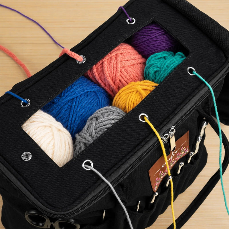 Custom Yarn Storage Bag - Personalized Birthday Gifts For Crochet Knitting Lovers, Crocheters, Knitters - Passion Never Rests
