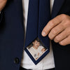 Custom Photo Tie Patch – Personalized Wedding  Gifts For Dad, Grandpa, Father Of The Bride, Father Of The Groom - Always By Your Side, Dad