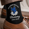 Custom Embroidered Socks - Personalized Memorial Sympathy Gifts For Loss Of Mom, Dad, Grandma, Grandpa - Forever Loved, Never Forgotten