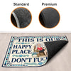 Custom Home Decor Decorative Mat - Personalized Summer Vacation And Travel Gifts For Husband And Wife, Him And Her - Welcome To Our Crazy Place