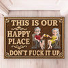 Custom Home Decor Decorative Mat - Personalized Summer Vacation And Travel Gifts For Husband And Wife, Him And Her - Home Sweet Home