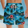 Custom Funny Men Swim Trunks - Personalized Birthday Gifts For Husband, Son, Grandson, Brother, Grandpa, Dad, Yourself - Rear View Approved