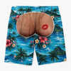 Custom Funny Men Swim Trunks - Personalized Birthday Gifts For Husband, Son, Grandson, Brother, Grandpa, Dad, Yourself - Rear View Approved