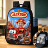 Custom Photo Kids Front Printed Backpack - Personalized Back To School Gifts For Kids - Little Hero Big Dreams