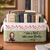 Custom Storage Basket - Personalized  Bookish Gifts For Book Lovers, Bookworms, Readers - One More Chapter
