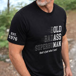 Custom T-Shirt - Personalized Birthday Gifts For Husband, Son, Grandson, Brother, Grandpa, Dad, Yourself - Still The Coolest Guy In The Room