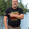 Custom T-Shirt - Personalized Birthday Gifts For Husband, Son, Grandson, Brother, Grandpa, Dad, Yourself - Not An Adult Just A Tall Child