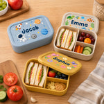 Custom Kids Silicone Lunch Box - Personalized Back To School Gifts For Kids - School Days Ahead