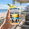 Custom Beach House Party Cups - Personalized Summer Vacation And Travel Gifts For Mom, Dad, Brother, Sister - Make Summer Memories