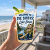 Custom Lake House Party Cups - Personalized Summer Vacation And Travel Gifts For Mom, Dad, Brother, Sister - Welcome To Our Lakeside Haven