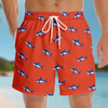 Custom Funny Men Swim Trunks - Personalized Birthday Gifts For Husband, Son, Grandson, Brother, Grandpa, Dad, Yourself - Rear View Champion