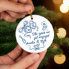 Custom First Christmas Ceramic Ornament - Personalized Anniversary Christmas Wedding Gifts For Husband And Wife, Him And Her - Making Memories, One Christmas Together