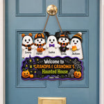 Custom Wood Sign - Personalized Halloween Birthday Gifts For Grandma, Grandpa - Too Cute To Boo