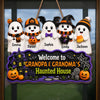 Custom Wood Sign - Personalized Halloween Birthday Gifts For Grandma, Grandpa - Too Cute To Boo