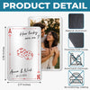 Custom Photo Metal Wallet Card - Personalized  Anniversary Wedding Gifts For Husband And Wife, Him And Her - How Lucky We Are Together