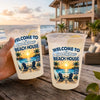 Custom Beach House Party Cups - Personalized Summer Vacation And Travel Gifts For Mom, Dad, Brother, Sister - Make Summer Memories
