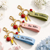 Custom Teacher Charm Keychain - Personalized Teacher Appreciation, Back To School Gifts For Teachers - Teaching Is A Work Of Heart