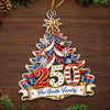 Custom Acrylic Ornament - Personalized America 250th Anniversary Gifts For Mom, Dad, Brother, Sister - Celebrating Freedom Together