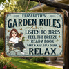 Custom Wood Sign - Personalized Birthday Garden Gifts For Gardeners - My Happy Little Garden Haven