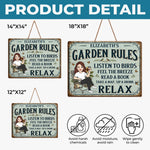 Custom Wood Sign - Personalized Birthday Garden Gifts For Gardeners - My Happy Little Garden Haven
