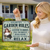 Custom Wood Sign - Personalized Birthday Garden Gifts For Gardeners - My Happy Little Garden Haven
