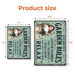 Custom Home Decor Metal Sign - Personalized  Birthday Garden Gifts For Gardeners, Dog Cat Lovers, Dog Dad And Mom, Cat Owners - Fresh Air And Puppy Love