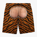 Custom Funny Men Swim Trunks - Personalized Birthday Gifts For Husband, Son, Grandson, Brother, Grandpa, Dad, Yourself - Worth A Second Look