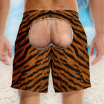 Custom Funny Men Swim Trunks - Personalized Birthday Gifts For Husband, Son, Grandson, Brother, Grandpa, Dad, Yourself - Worth A Second Look