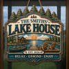Custom Lake House Wood Sign - Personalized Summer Vacation And Travel Gifts For Mom, Dad, Brother, Sister - Making Memories At The Lake