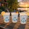 Custom Lake House Party Cups - Personalized Summer Vacation And Travel Gifts For Mom, Dad, Brother, Sister - Life Is Better On The Boat