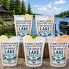 Custom Lake House Party Cups - Personalized Summer Vacation And Travel Gifts For Mom, Dad, Brother, Sister - Life Is Better On The Boat