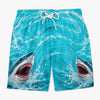 Custom Funny Men Swim Trunks - Personalized Birthday Gifts For Husband, Son, Grandson, Brother, Grandpa, Dad, Yourself - Watch Out For Sharks