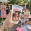 Custom Photo Party Cups - Personalized Birthday Gifts For Men, Women - Cheers To The Birthday Star