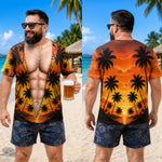 Custom Funny T-shirt - Personalized Halloween Costume Summer Vacation And Travel Gifts For Husband, Son, Grandson, Yourself - Tropical Mode On