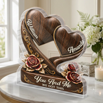 Custom Acrylic Plaque - Personalized Anniversary Wedding Gifts For Husband And Wife, Him And Her - You And Me, Always Together
