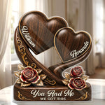 Custom Acrylic Plaque - Personalized Anniversary Wedding Gifts For Husband And Wife, Him And Her - You And Me, Always Together