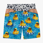 Custom Funny Men Swim Trunks - Personalized Birthday Gifts For Men - Suns Out Legs Out