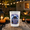 Custom Haunted House Party Cups - Personalized Halloween Gifts For Mom, Dad, Brother, Sister - Haunted House Party Crew