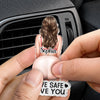 Custom Squishy Acrylic Car Vent Clip - Personalized Anniversary Wedding Gifts For Husband And Wife, Him And Her - Too Hot To Ignore