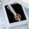 Custom Photo Tie Clip - Personalized Wedding Gifts For Dad, Grandpa, Groom, Groomsmen - Walking Down The Aisle Together