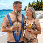 Custom Funny T-shirt - Personalized Halloween Costume Summer Vacation And Travel Gifts  Husband And Wife, Him And Her - Too Hot For The Beach