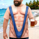 Custom Funny T-shirt - Personalized Halloween Costume Summer Vacation And Travel Gifts  Husband And Wife, Him And Her - Too Hot For The Beach