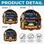 Custom Classroom Decor Wood Sign - Personalized Back To School Gifts For Teachers - Best Teacher, Best Classroom Ever