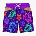 Custom Funny Men Swim Trunks - Personalized Birthday Gifts For Husband, Son, Grandson, Brother, Grandpa, Dad, Yourself - Best View From Behind