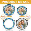 Custom Photo Forever With You - Couple Personalized Window Hanging Suncatcher Ornament - Gift For Husband Wife, Anniversary