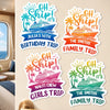 Custom Cruise Magnetic Sheet - Personalized Summer Vacation And Travel Gifts For Women, Besties, Sisters, BFF - Sailing Into Memories