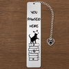 Custom Metal Bookmark - Personalized  Bookish Gifts For Book Lovers, Bookworms, Cat Mom And Dad - You Pawsed Here