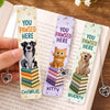 Custom Metal Bookmark - Personalized  Bookish Gifts For Book Lovers, Bookworms, Dog Dad And Mom, Cat Owners - Booked With My Best Friend