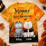 Custom T-shirt - Personalized Halloween Costume Birthday Gifts For Dog Cat Lovers, Dog Dad And Mom, Cat Owners - Paws Love Pumpkin Spice